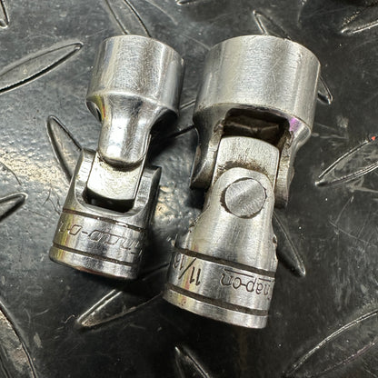 Snap-on 3/8 Drive SAE 6pt Flex Swivel Head 8pc Socket Set 5/16"-3/4" Underline