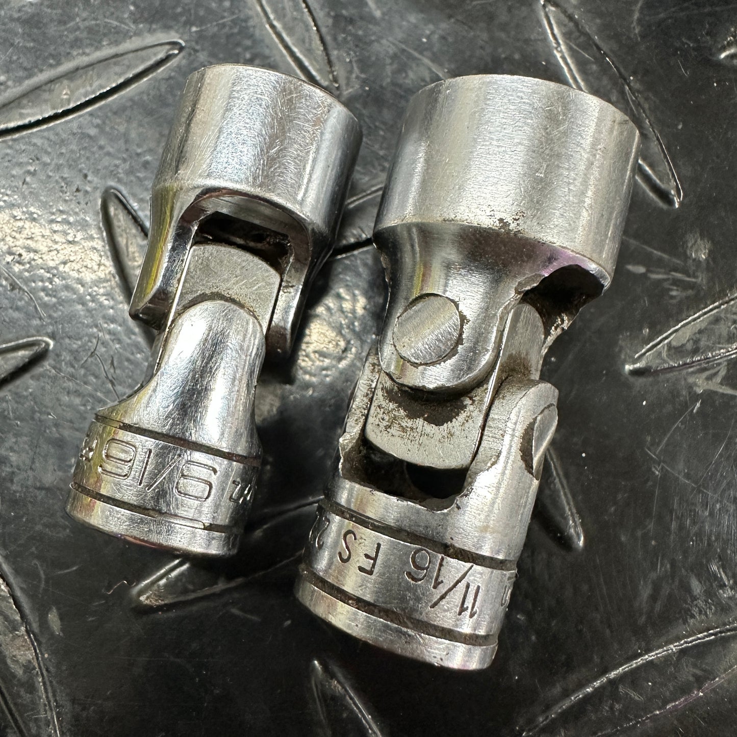 Snap-on 3/8 Drive SAE 6pt Flex Swivel Head 8pc Socket Set 5/16"-3/4" Underline