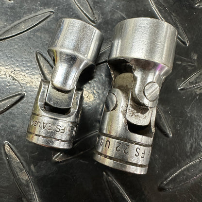 Snap-on 3/8 Drive SAE 6pt Flex Swivel Head 8pc Socket Set 5/16"-3/4" Underline