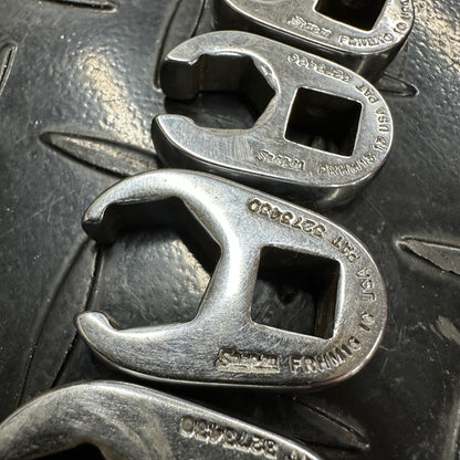 Snap-on 3/8" Drive Metric Flare Nut Crowfoot set FRHM 10mm 13 16 18mm Underline