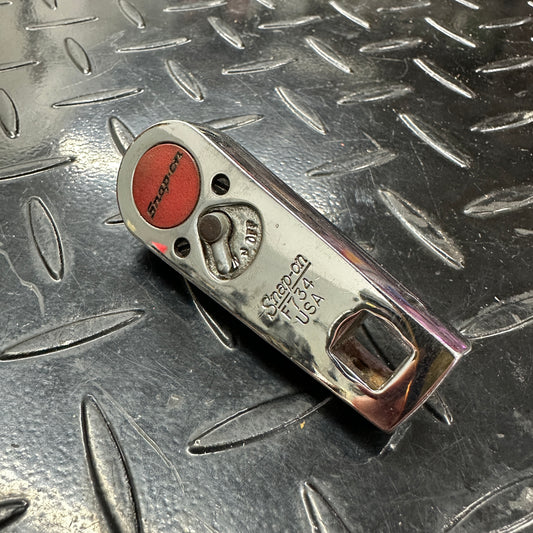 Snap-on 1986 F734 Multi Purpose Ratchet Head 3/8" drive Underline Logo