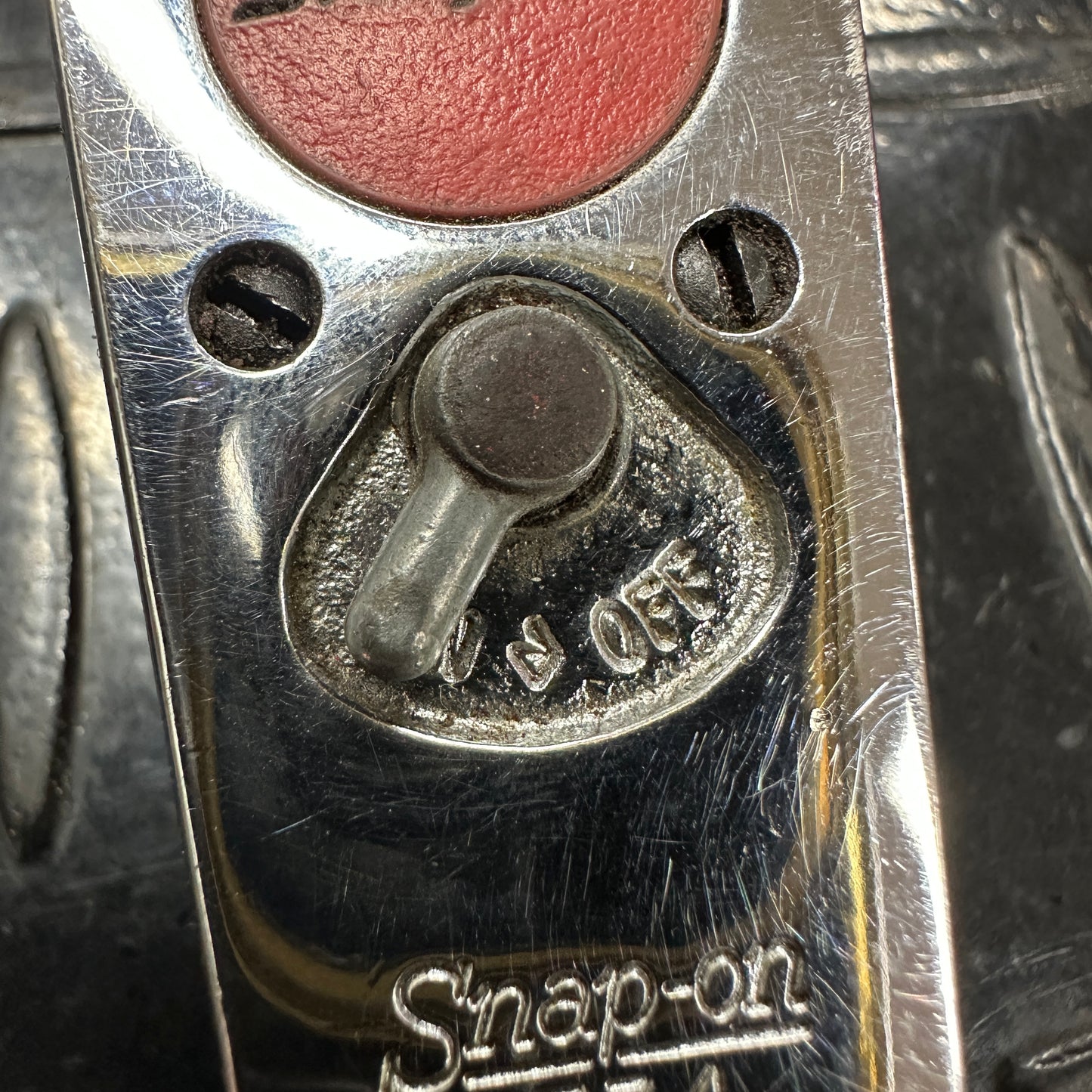 Snap-on 1986 F734 Multi Purpose Ratchet Head 3/8" drive Underline Logo