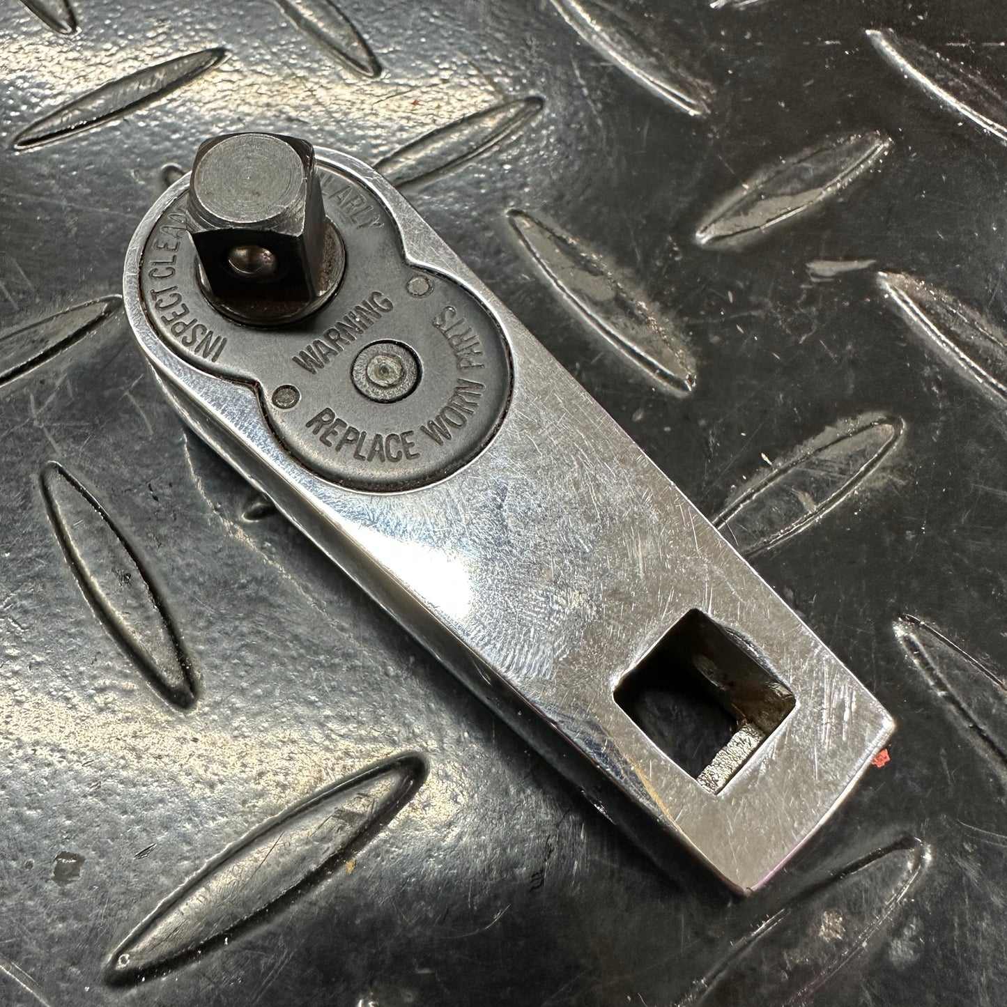 Snap-on 1986 F734 Multi Purpose Ratchet Head 3/8" drive Underline Logo