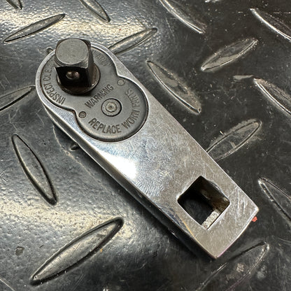 Snap-on 1986 F734 Multi Purpose Ratchet Head 3/8" drive Underline Logo