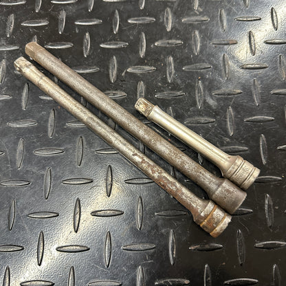 Snap-on 3pc 1/2" Drive Socket Extension Early Old Logo S-12-E SX-5 SX-10