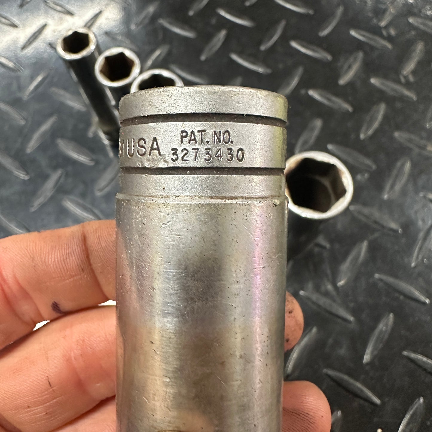 Snap-on 1/2 Drive SAE 6pt Deep Socket 7pc set TS 1/2"-7/8" 1980s Underline