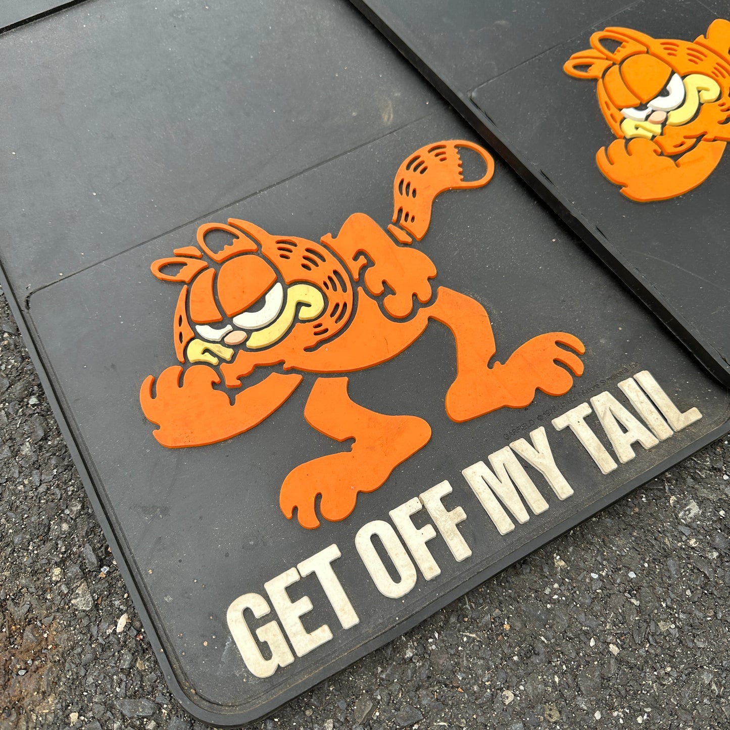 Garfield Get Off My Tail Mud Flaps