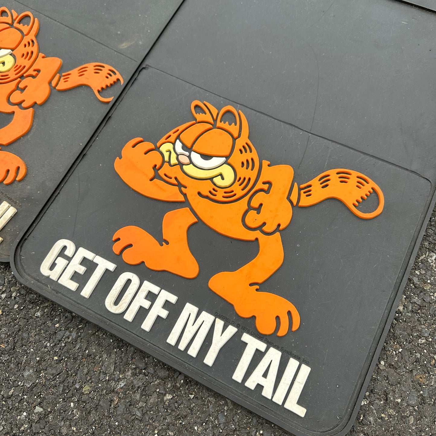 Garfield Get Off My Tail Mud Flaps