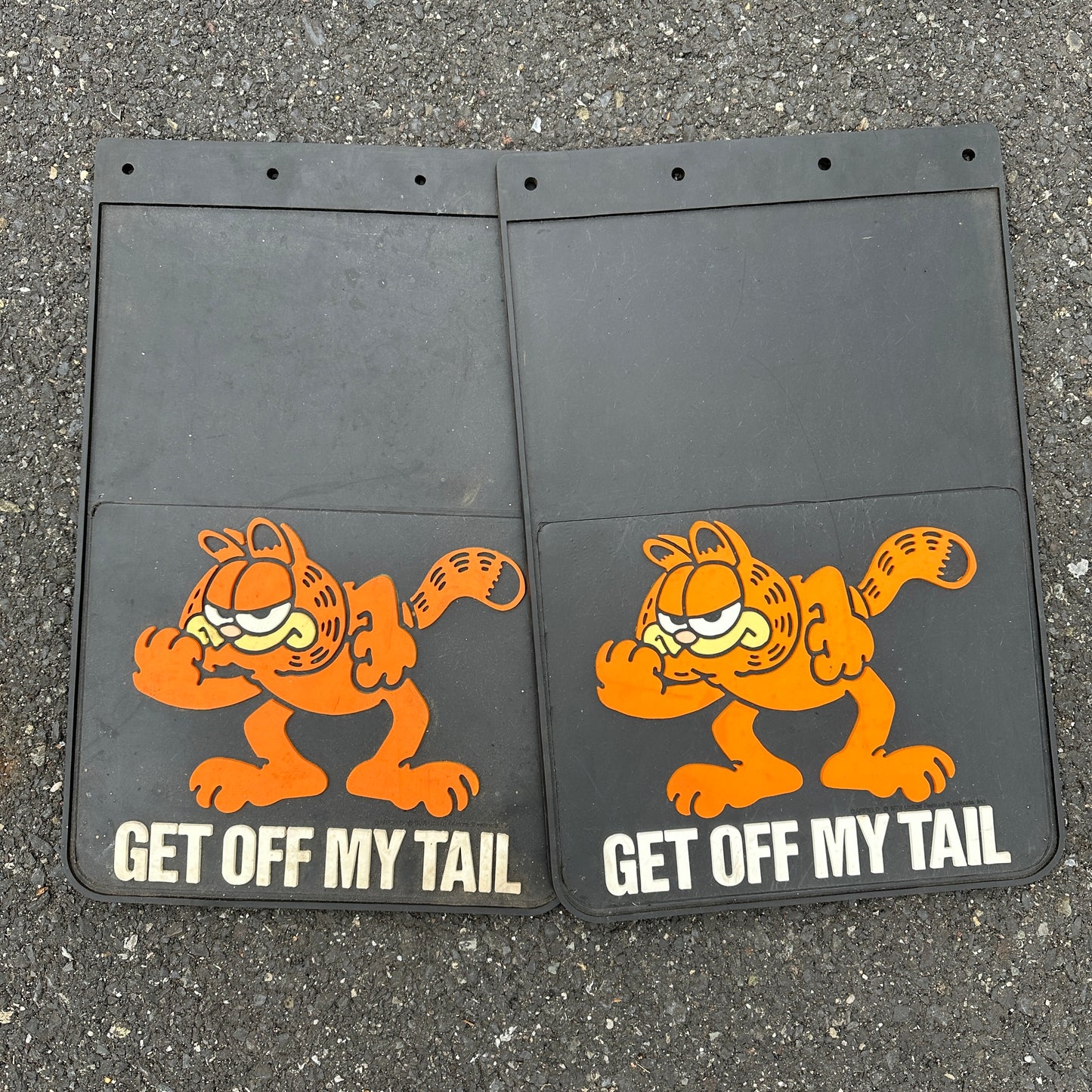 Garfield Get Off My Tail Mud Flaps