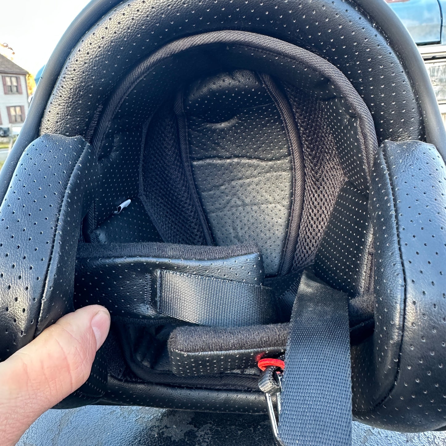 Indie metalflake 3/4 Helmet blue