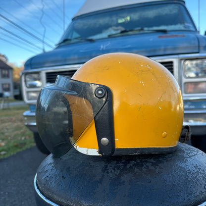1/2 Helmet with flip-down Shield