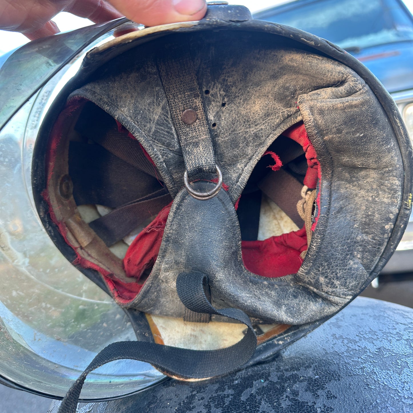 1/2 Helmet with flip-down Shield