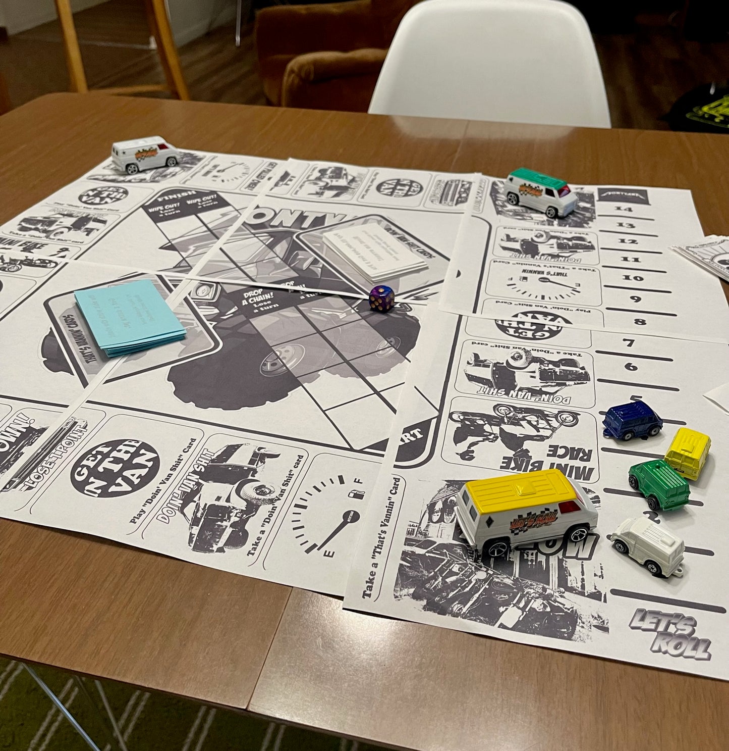 Let's Roll! A Vanshit Board Game - Digital Download