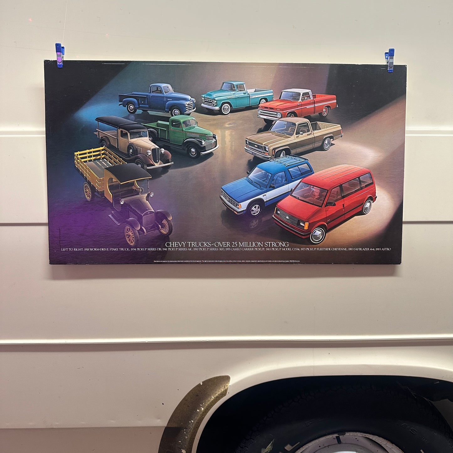 Chevy Trucks  - Original GM Dealership Poster