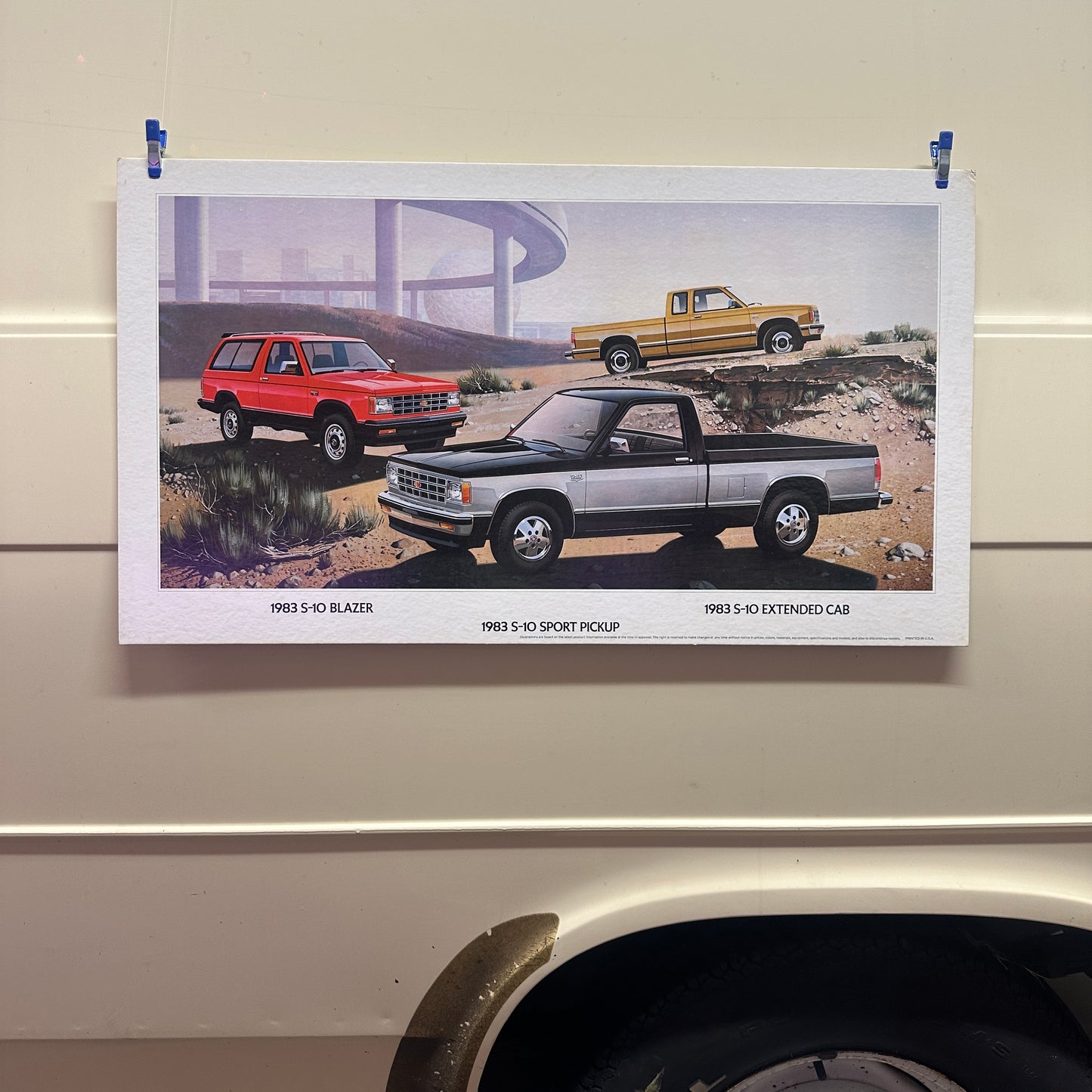 1983 S10 Blazer/Sport Pickup/Extended Cab  - Original GM Dealership Poster
