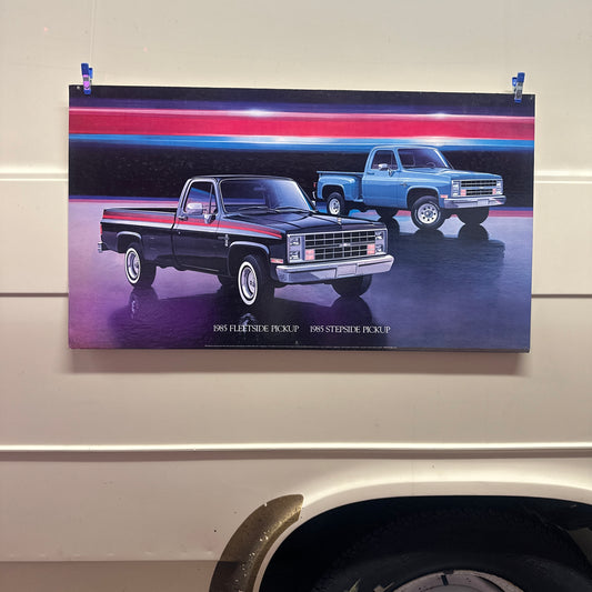 1985 Fleetside/Stepside Pickup  - Original GM Dealership Poster