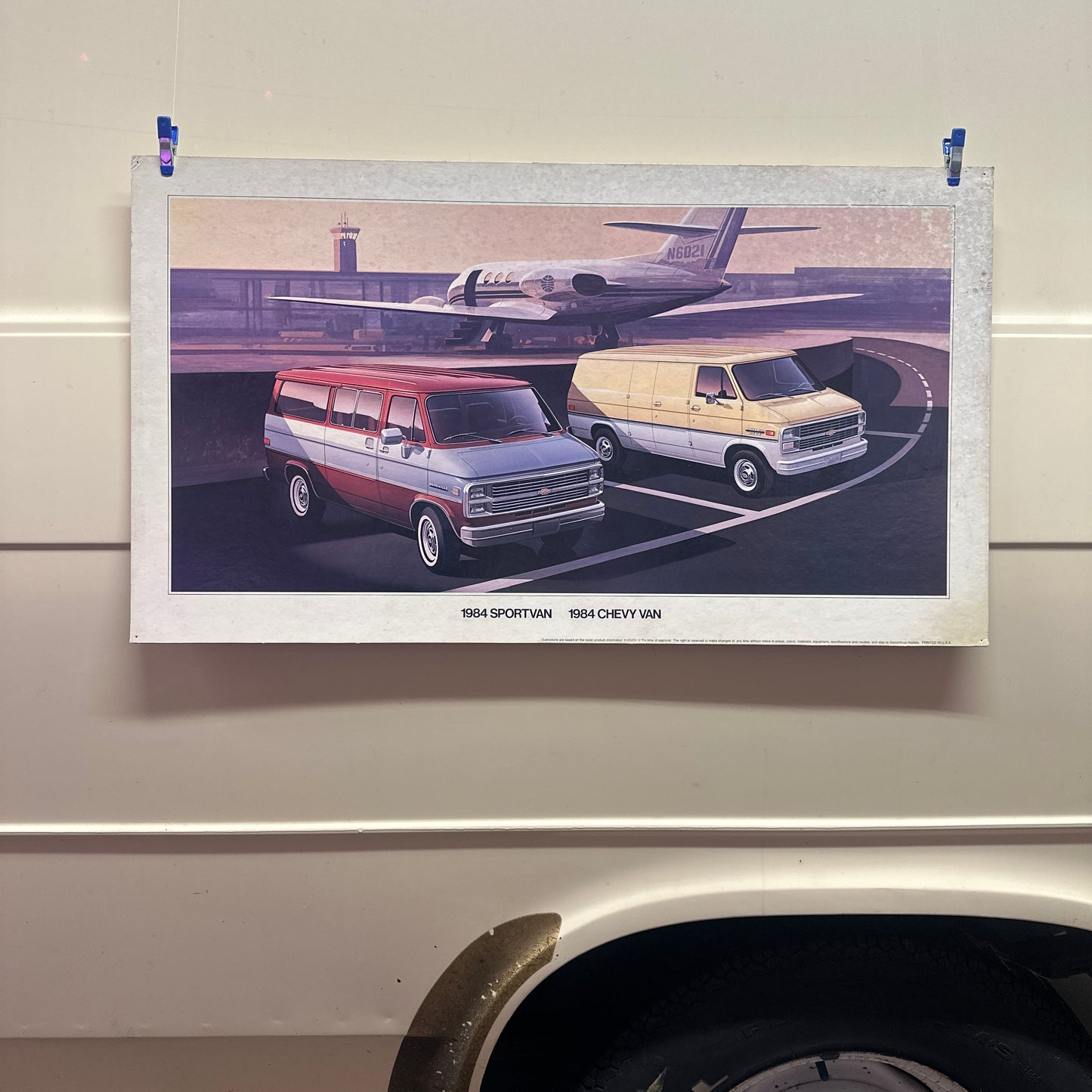 1984 Sportvan/Chevy Van - Original GM Dealership Poster
