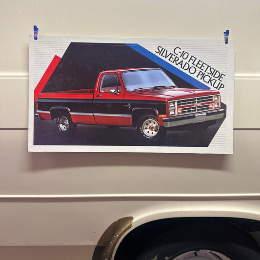 C-10 Fleetside Silverado Pickup  - Original GM Dealership Poster