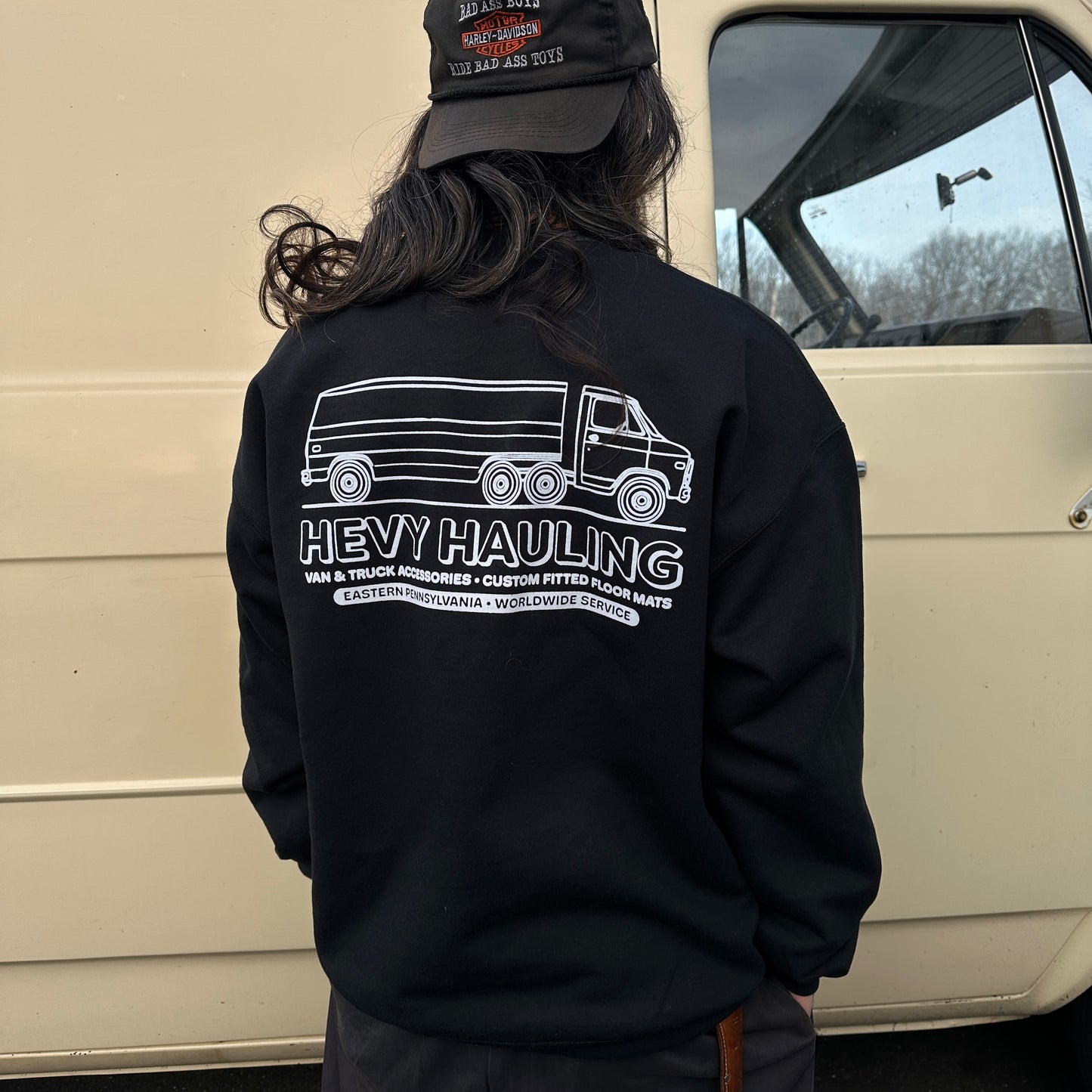 Hevy's Truckin’ Company Crew Neck Sweatshirt