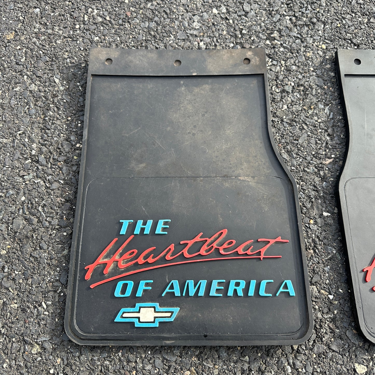 NOS Heartbeat of America Plasticolor Mud Flaps
