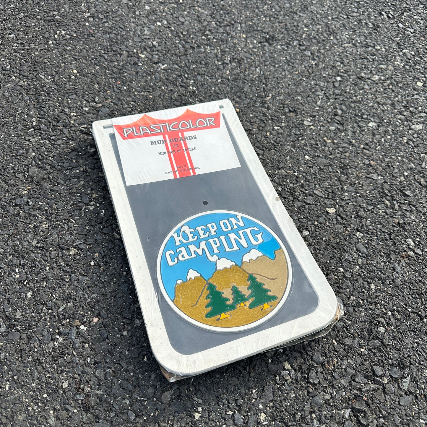 NOS Keep on Camping Plasticolor Mud Flaps