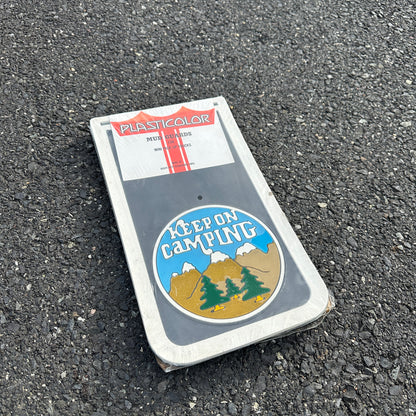 NOS Keep on Camping Plasticolor Mud Flaps