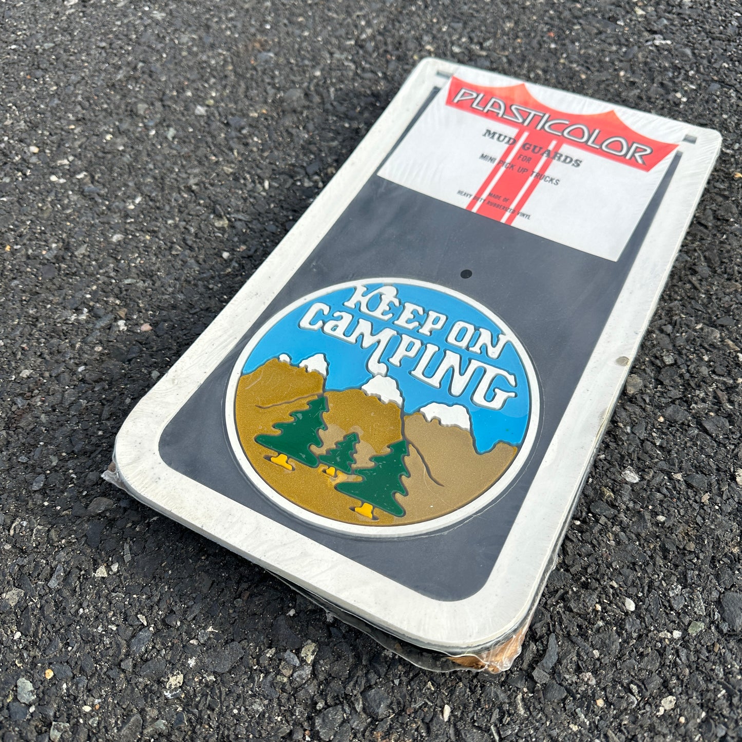 NOS Keep on Camping Plasticolor Mud Flaps