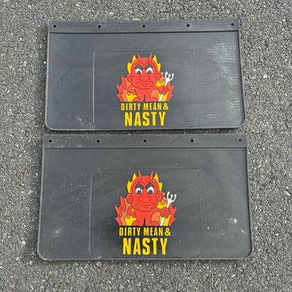 NOS Dirty Mean & Nasty Plasticolor Dually Mud Flaps