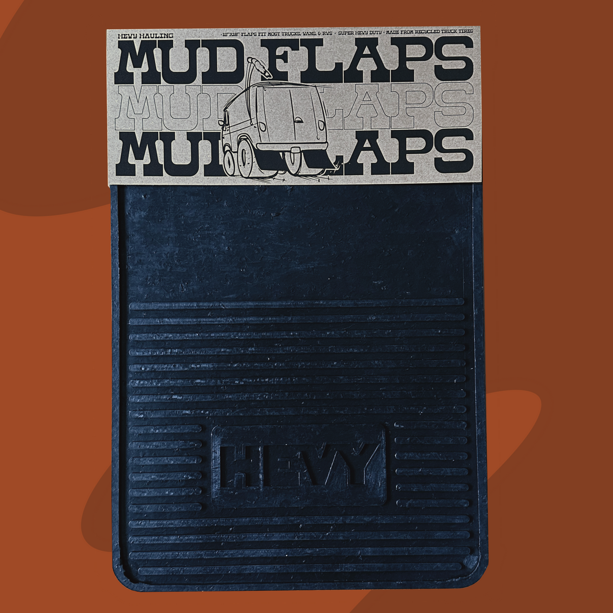 Blackout Mud Flaps - Hevy Big Rig Beef