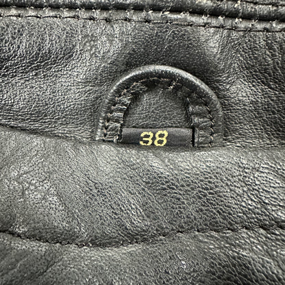 Vintage Fringe Leather Jacket