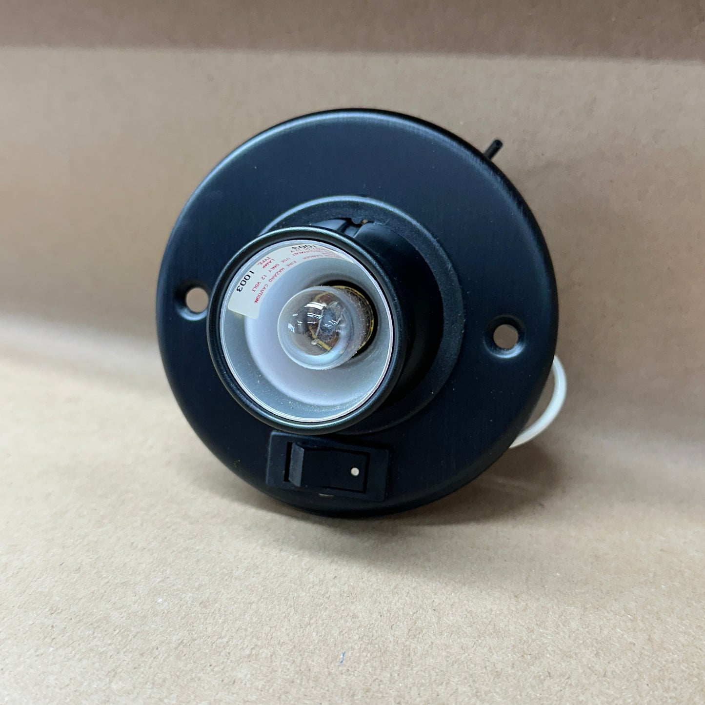 NOS Black Swivel Interior Light