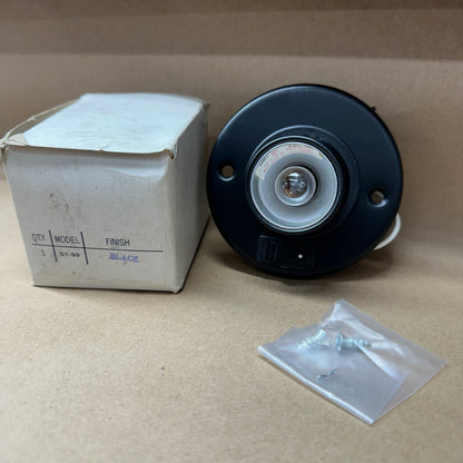 NOS Black Swivel Interior Light