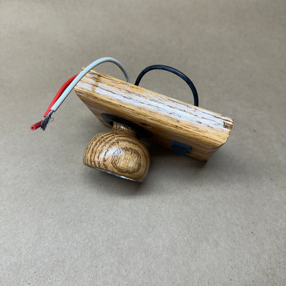 NOS Med. Oak Swivel Interior Light