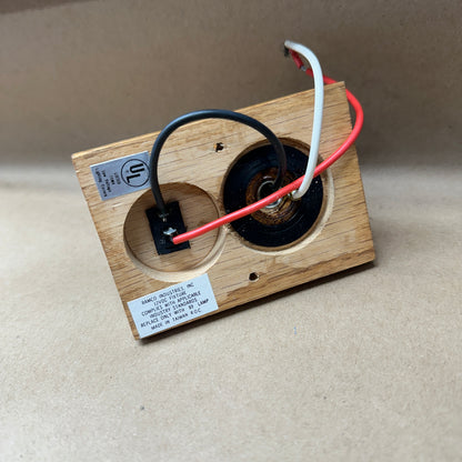 NOS Med. Oak Swivel Interior Light