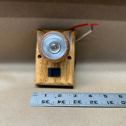 NOS Med. Oak Swivel Interior Light