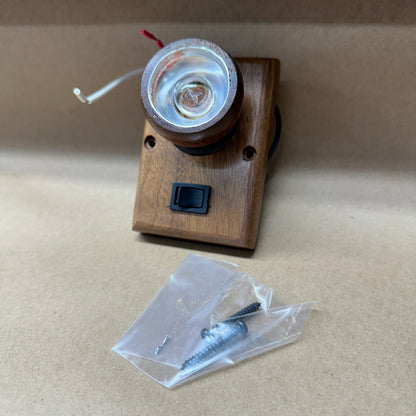 NOS Dark Oak Swivel Interior Light