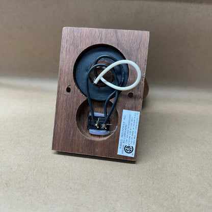NOS Tall Dark Oak Swivel Interior Light