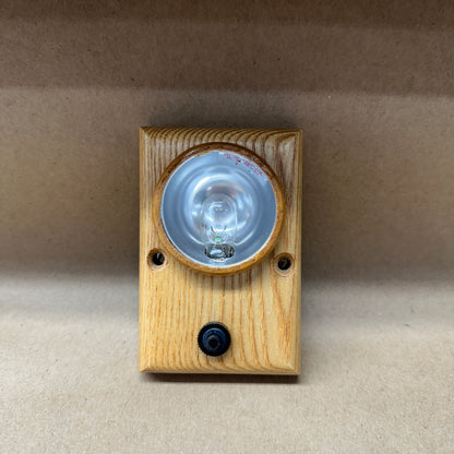 NOS Oak Interior Light with button