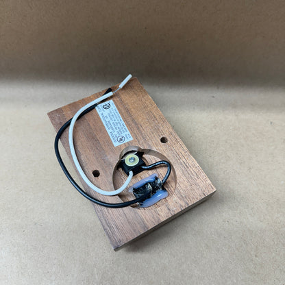 NOS Dark Oak Interior Light with switch