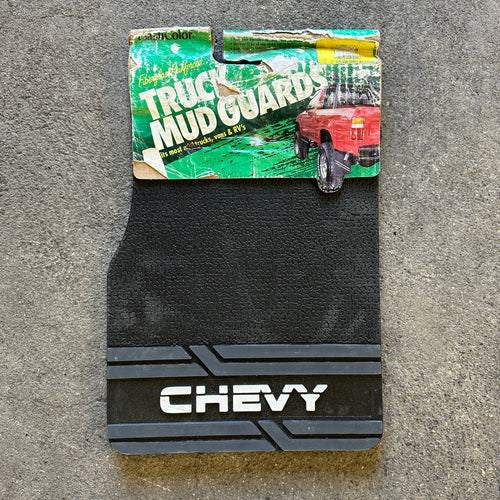 NOS Chevy Mudflaps - Plasticolor 14x10