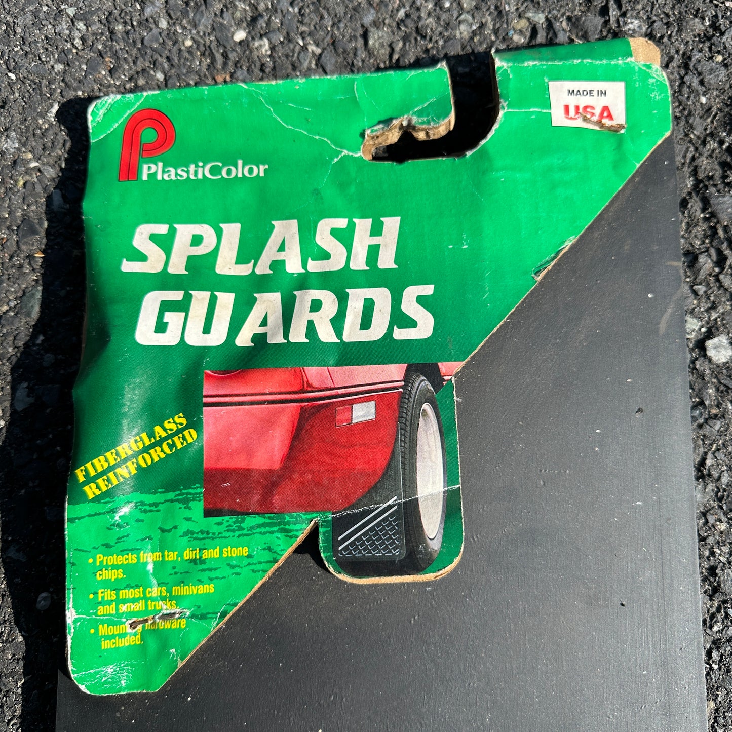NOS Chevy Bowtie Plasticolor Mud Flaps - 15x8