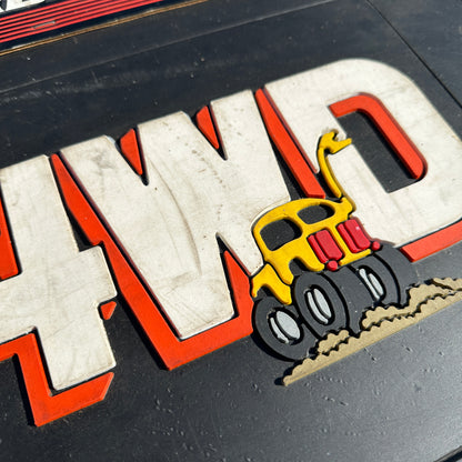NOS 4WD Plasticolor Mud Flaps - 16x14