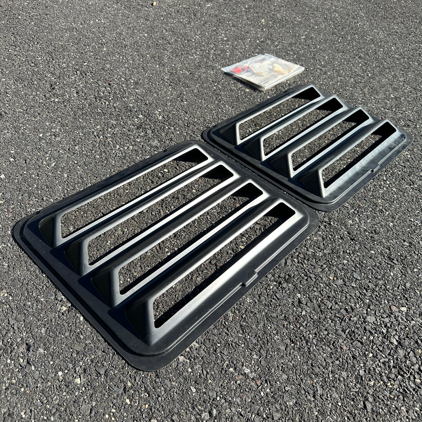NOS Pop-out Rear Window Louvers - 71-77 Dodge Van