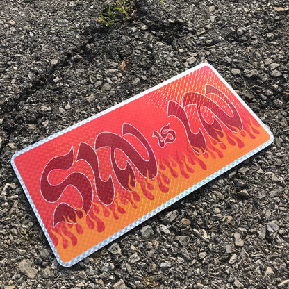 Hevy Hot Plates - Prismatic License Plate