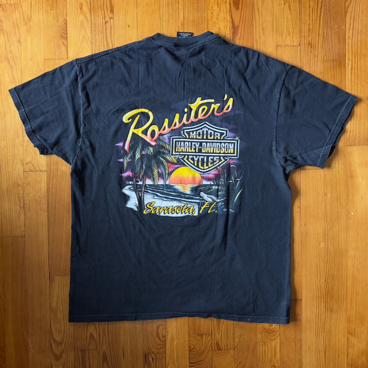 Vintage Harley Davidson Rossiter's Sarasota FL T-Shirt