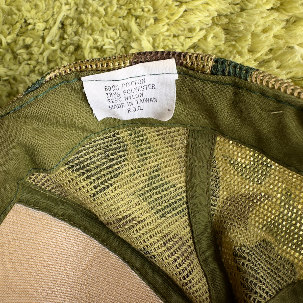 Vintage Camo Trucker Hat