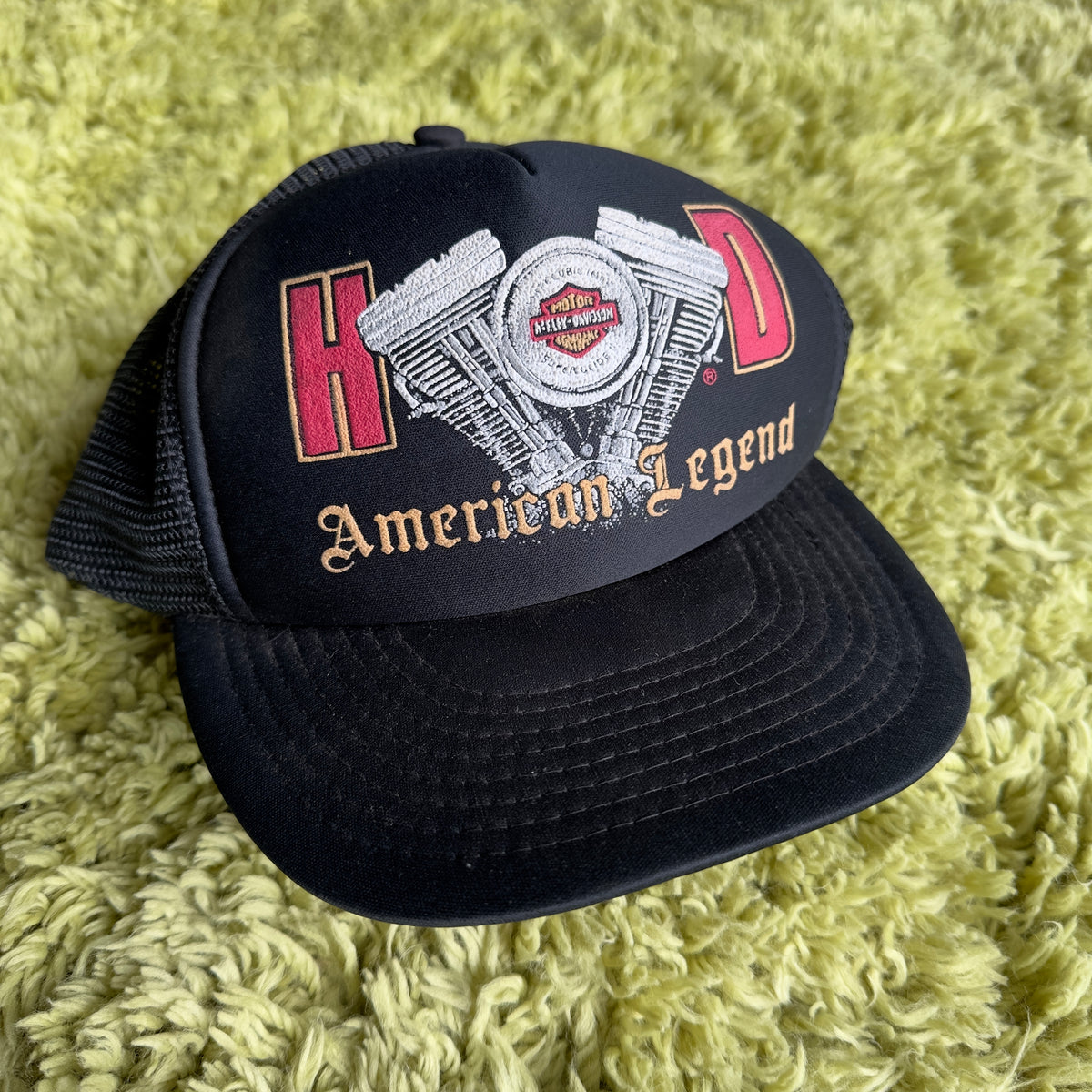Vintage HD American Legend Trucker Hat