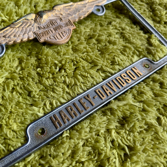 Vintage Harley Davidson Plate Frame
