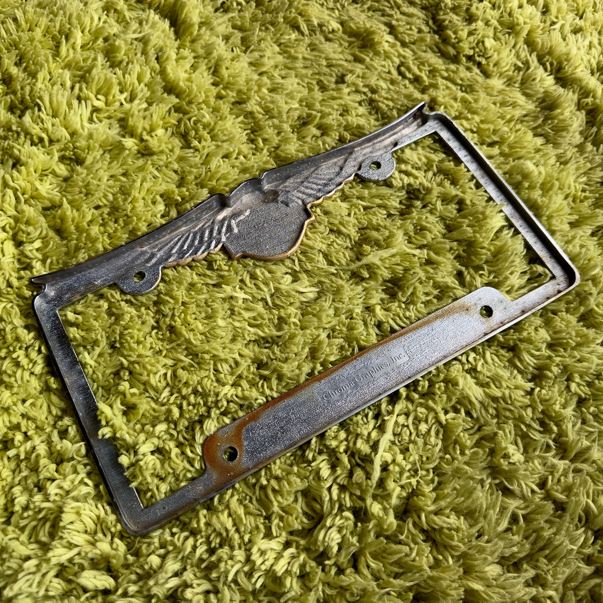 Vintage Harley Davidson Plate Frame