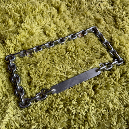 Vintage Chain Link Plate Frame